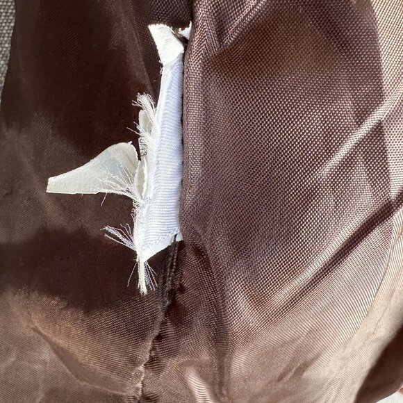 Vintage Y2K Mossimo Supply Co Aztec Print Hooded Shawl Collar Belted Coat - Picture 12 of 12